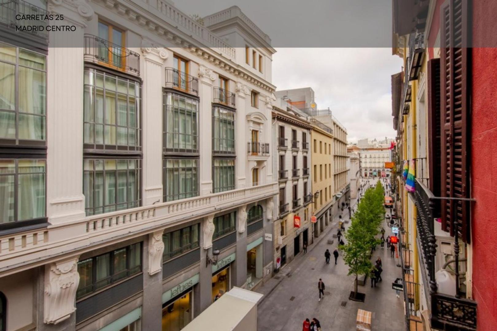 Fashion Design Loft En Calle Carretas-Sol Para 4Pax Madrid Bagian luar foto