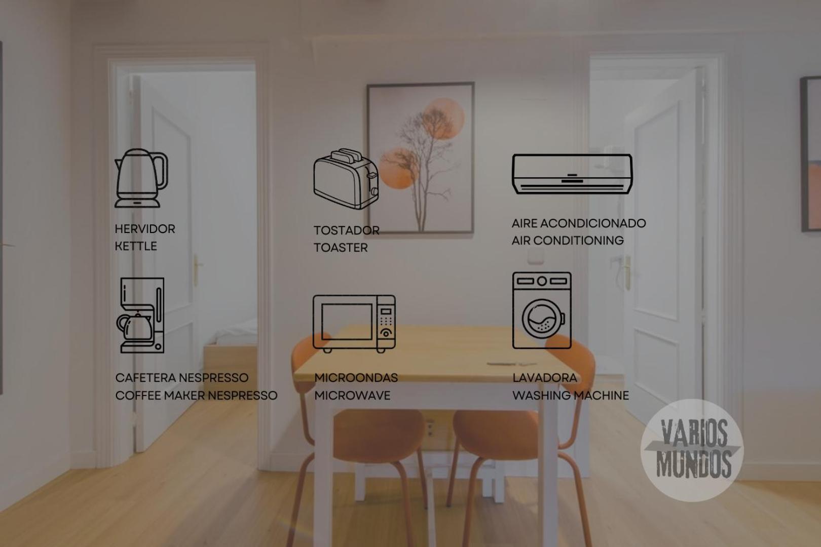 Fashion Design Loft En Calle Carretas-Sol Para 4Pax Madrid Bagian luar foto