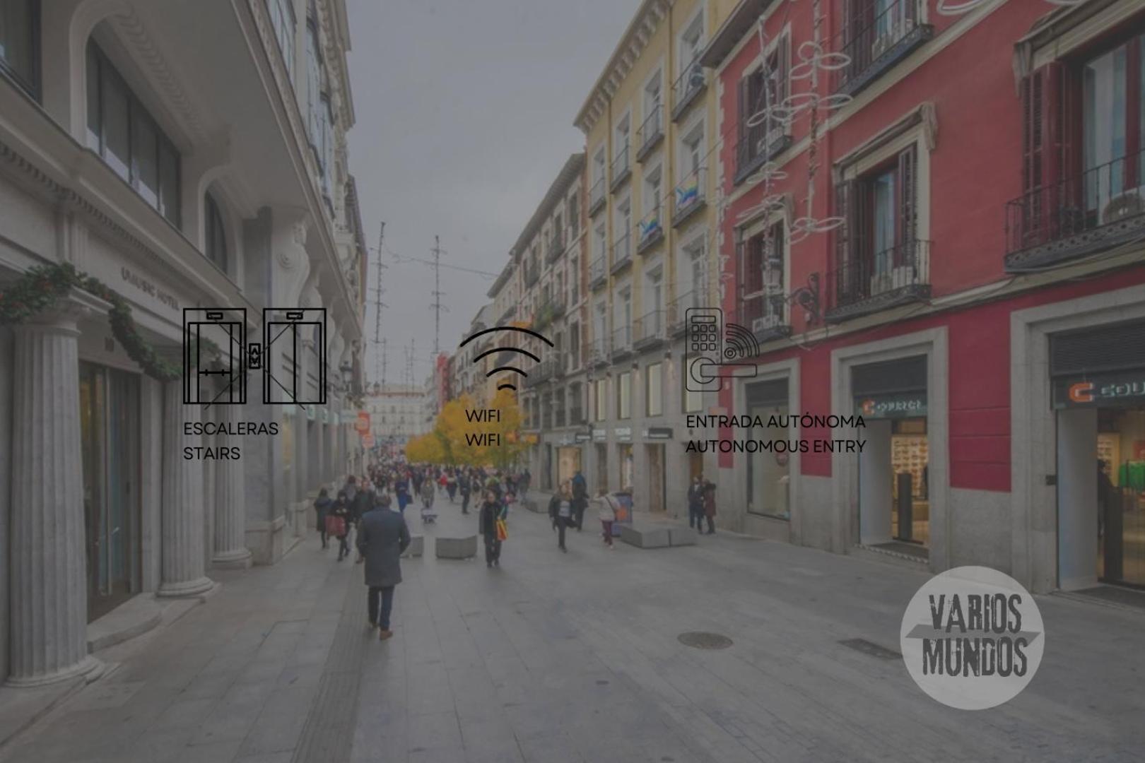 Fashion Design Loft En Calle Carretas-Sol Para 4Pax Madrid Bagian luar foto