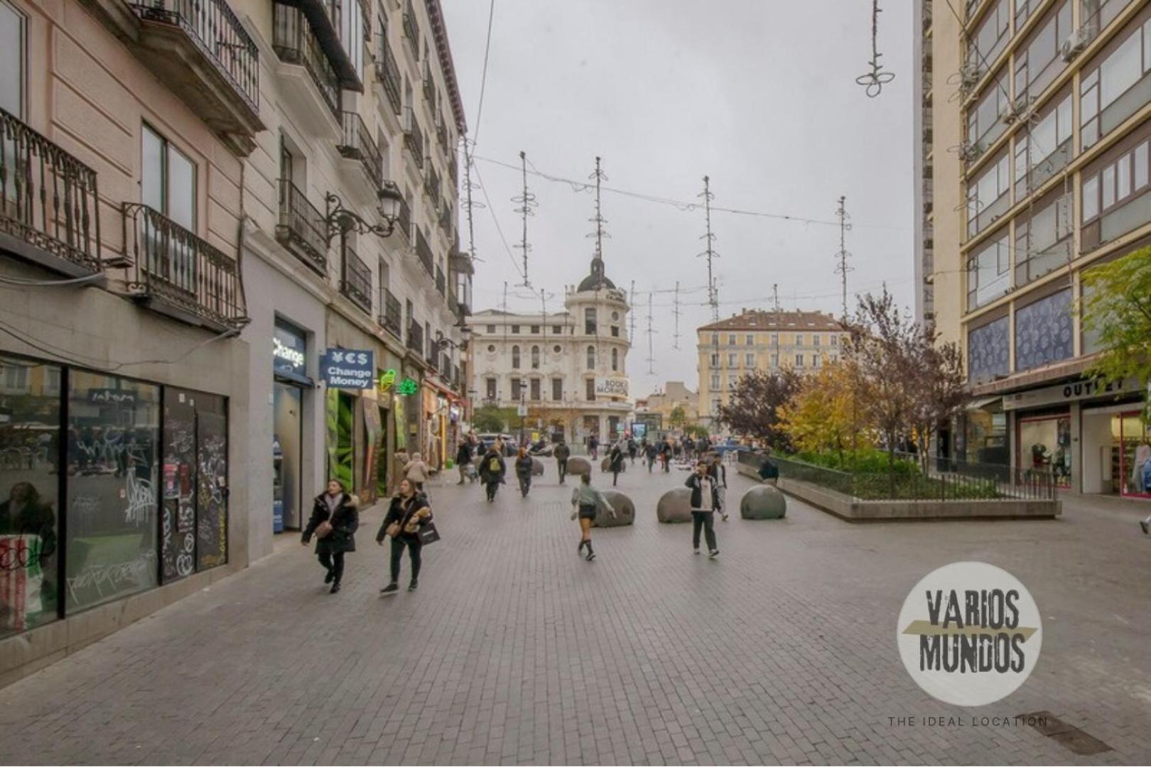 Fashion Design Loft En Calle Carretas-Sol Para 4Pax Madrid Bagian luar foto